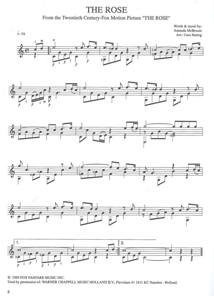 Popsongs For Classical Guitar 3